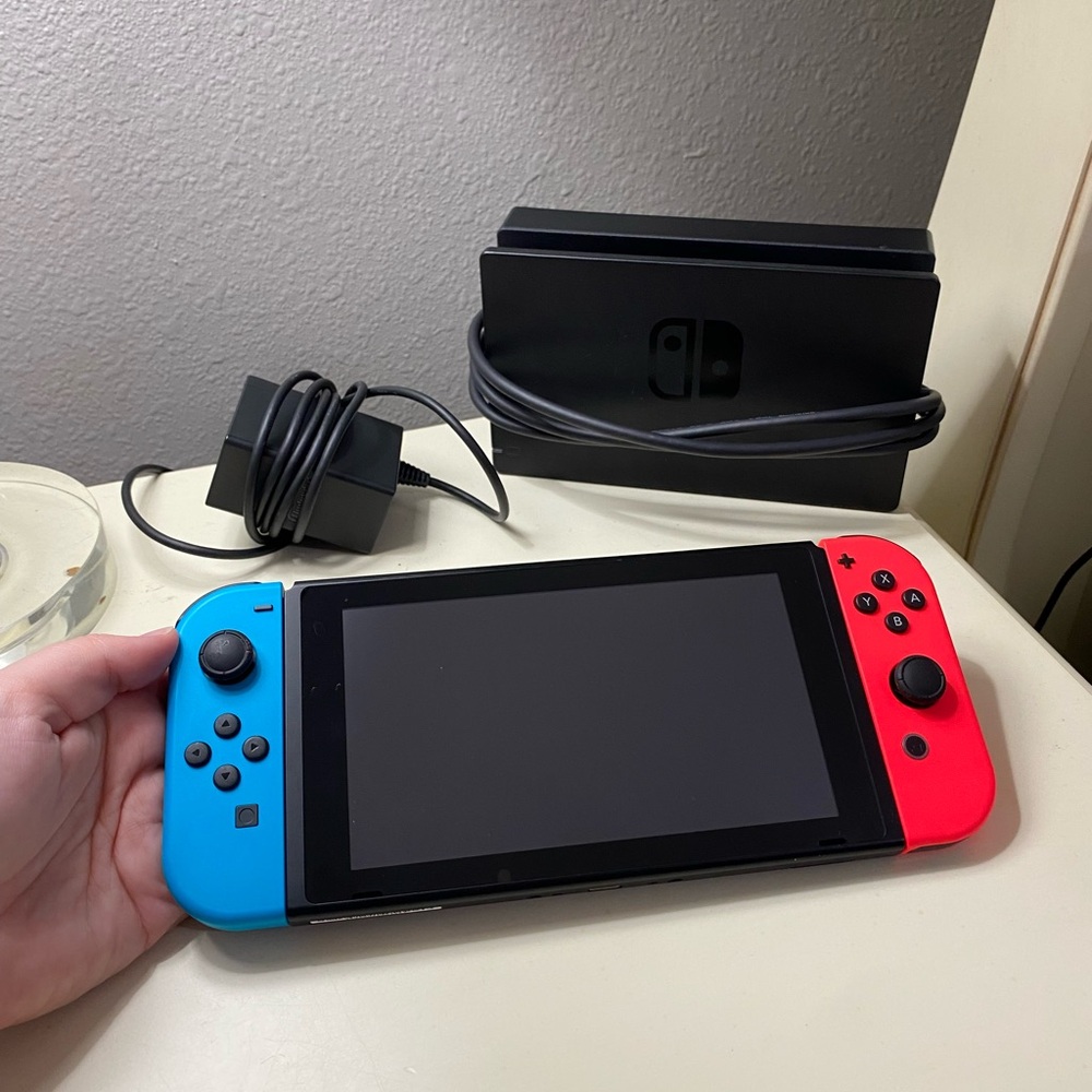 Nintendo Switch With Animal Crossing